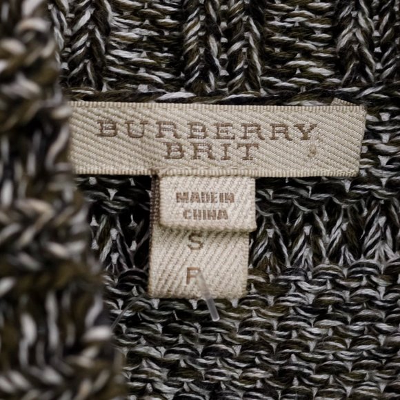 Burberry Brit Colour Block Grey and Cream Knit Tunic - Picture 4 of 13